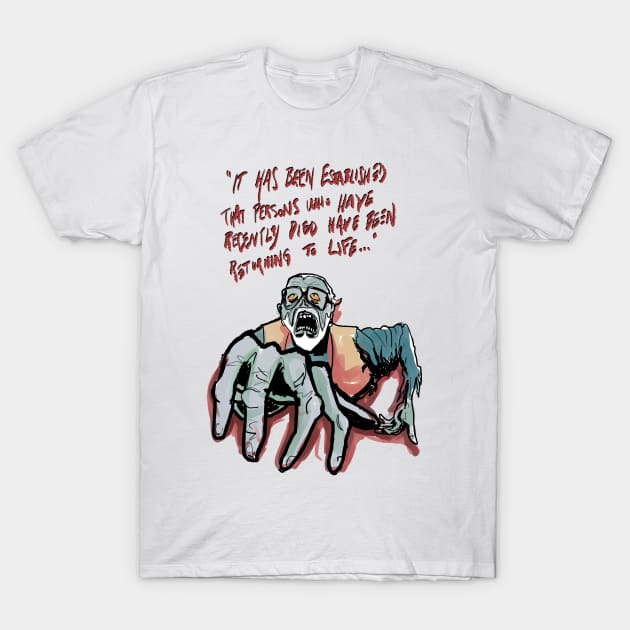 George Romero Tribute T-Shirt by Matt Blairstone